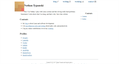 Desktop Screenshot of nathantypanski.com